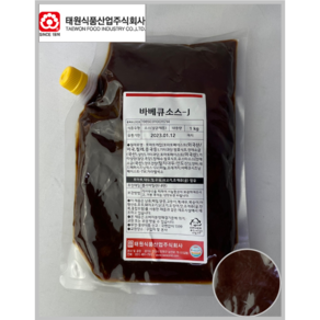 [태원] 바베큐소스-J 1kg(상온)_폭립 삼겹 고기_치즈왕자, 3개, 1kg