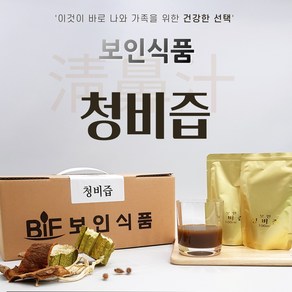 보인식품 청비즙 청비차 100ml 60포, 1개