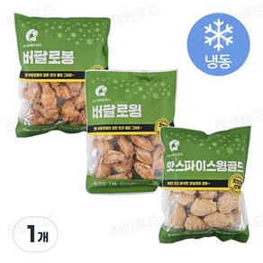 [정연푸드] 마니커에프앤지 버팔로봉1kg + 버팔로윙1kg + 핫스파이스윙1kg 세트