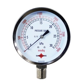 미압계 A형 75파이 3000mmaq 30kpa 0.3K 0.3ba, 1개