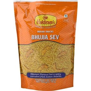 인도 Haldiams Nagpu Aloo Bhujia 350g, 350g(1팩), 1개