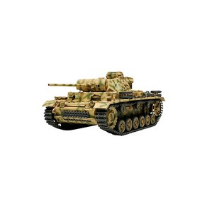 타미야 (TAMIYA) 1/48 밀리터리 미니어처 시리즈 No.24 독일 육군 III호 전차 L형 프라모델 32524, 1개