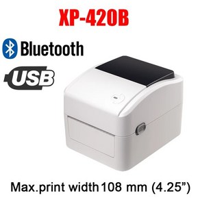 USB 블루투스 고속 라벨 메이커 프린터 바코드 4x6 주소 HZ-D108B, [04] 420B USB Bluetooth, [03] 영국 플매트 카펫 매트 카펫 매트 카펫 러그, 1개