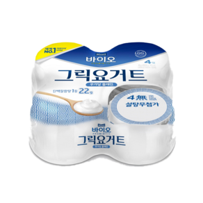 매일바이오 그릭요거트 무가당플레인80g(4입)x3개/냉장무배