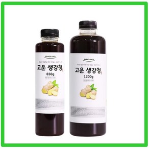 국내산 고운 생강청 생강차 생강 진액엑기스 600g 1200g, 1개입, 1개