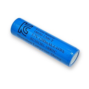 충전 18650 배터리 1200mAh 리튬 이온 3.7V 4.44Wh