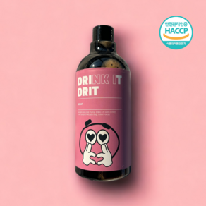 드릿 콜드브루 더치커피 원액 오가닉 디카페인 액상커피, 1개, 1개입, 500ml