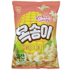 옥송이 50gX10개 옥수수과자 팝콘 우리밀과자, 50g, 10개