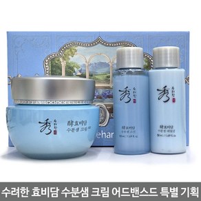 수려한 효비담 수분샘 크림 어드밴스드 150ml / 대용량, 1세트