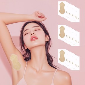 클로앤 겨드랑이 패드 땀 흡수 겨땀패치, 30개