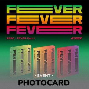 에이티즈 ATEEZ - ZERO : FEVER Pat.1 (PALTFORM VER.) 3종 중 1종 랜덤 특전선택, 위드뮤 포토카드 8종 중 1종 랜덤