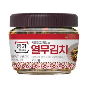 종가 시원하고 맛있는 열무김치, 1개, 290g