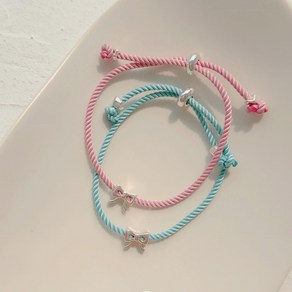 [당일/휴가룩] 리본 컬러 끈팔찌 실팔찌 ribbon bracelet