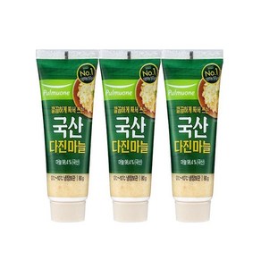 (냉장)[풀무원]튜브다진마늘80g, 3개, 80g