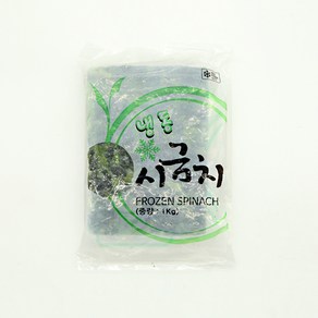 냉동야채 시금치 1kg, 1개