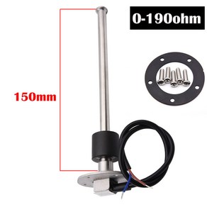 용 해양 연료 9 장치 차량 게이지 미터 32V 송신기 자동차 33ohm 보트 0 연료/수위 센서 수위 190ohm/240 레벨, 150mm 190ohm, 1개