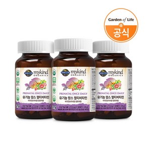 가든오브라이프 유기농 임산부 맘스 멀티비타민 1713mg x 30정, 3개