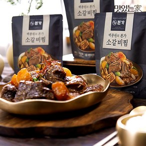 본가] 소갈비찜 500g x 4팩, 없음, 4개