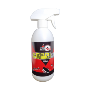 10배강력 슈퍼킬라500ml 노래기 지네 바퀴벌레 그리마 개미 벼룩 거미약 해충 살충제, 1개