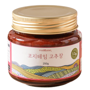 첨가물 ZERO! 당과 나트륨을 줄인 무설탕 국산 고추장, 2개, 250g