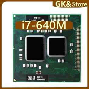 I7-640M i7 SLBTN 듀얼 코어 CPU 2.8 GHz 4W 35W 소켓 G1/PGA988A HM55, 1개