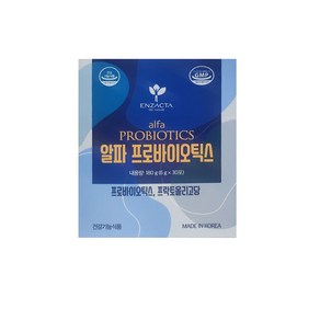 엔젝타 알파 프로바이오틱스 1박스 (6g X 30포) 180g 리뉴얼 최신제품, 30회분