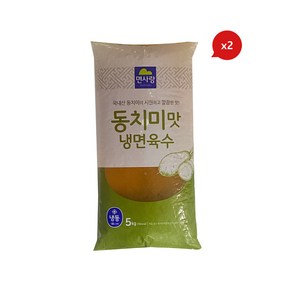 면사랑 동치미육수 5kg x2개