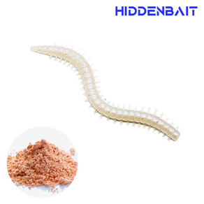 히든베이트 카리 배스낚시 배스웜 스트레이트 웜 루어, H002 BLUE PEARL WHITE, 12개, 4.2g