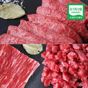 지리산 산청 유기농 한우 정육 골라담기, 양지(덩어리) 300g, 300g, 1개