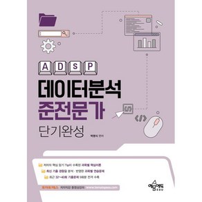 데이터분석준전문가(ADsP) 단기완성, 분철 안함