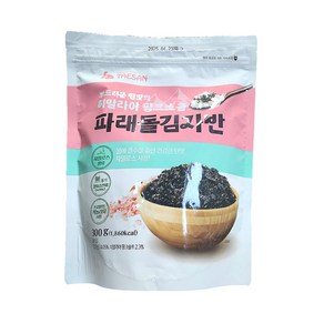 히말라야 핑크솔트와 자일로스로 만든 파래 돌자반 김자반, 4개, 300g