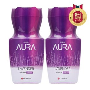 AURA ECO 미향탈취 라벤더 400ML X 2개