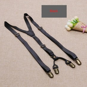 남성용 빈티지 멜빵 버팀대 남성용 스트랩 클립 소가죽 와일드 레저 캐주얼 벨트 스커트 가죽