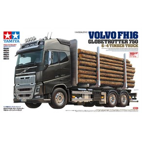 타미야 1/14 R/C Volvo Globetotte FH16 6x4 Timbe Tuck, 1개