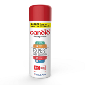 Candid Dusting Powde  Dema Cae  Clinically Poven  Fo Fungal Infection Sweat Rash 60 gm, 1개