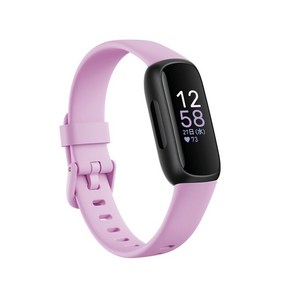 Fitbit Inspie 3 피트니스 트래커 Lilac BlissBlack FRCJK LS사이즈[최대 10일간의 라이프심박계][일본 정규품], 상세페이지 참조, 1.88cm, GPS