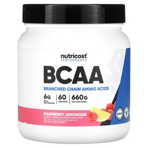 뉴트리코스트 퍼포먼스 BCAA 라즈베리 레모네이드 660g, 1개