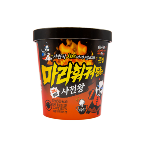 사천왕 마라훠궈탕면 112g, 12개