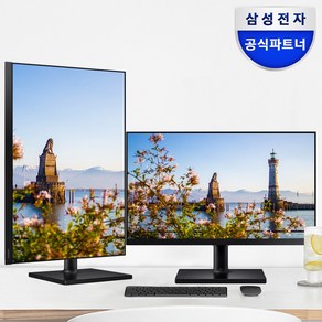 삼성전자 FHD LED 75Hz 27인치 모니터 세로 회전