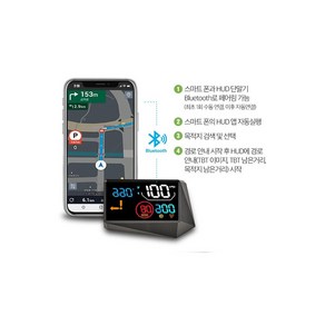 카포스 티허드 자동차 헤드 업 디스플레이 T202 본체 + 고정클립 + 젤패드 + 반사필름 + USB 전원 케이블 + 사용설명서, 1세트, 1개