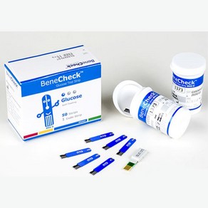 베네첵 혈당시험지50매 테스트 검사지 엄마 혈당측정 병원 검사시약 개인용 할머니, 1개