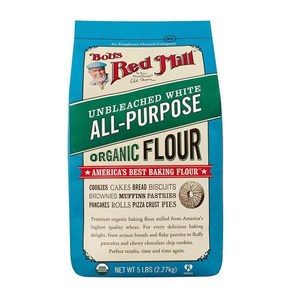 밥스 레드밀 무표백 밀가루 2.27kg (NON-GMO) Unbleached White All-Purpose Flour