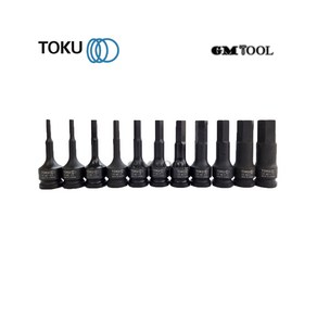 TOKU 도쿠 임팩헤드복스 1/2인치 4-19mm 임팩용 육각비트소켓 비트복스, 1/2인치×6mm, 1개