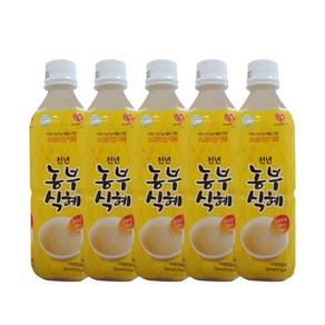 천년 농부식혜 지리산 전통 수제 식혜 500ml 5병, 5개