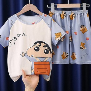 유후컴퍼니 그레이짱구 상하세트/아동잠옷/파자마/내복/