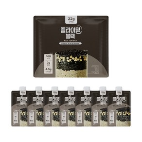 플라이밀 블랙 흑임자 라떼 쉐이크, 21개, 45g