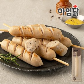 아임닭 맛있는 닭가슴살 소시지 꼬치 블랙페퍼 6/15/30, 15개, 70g