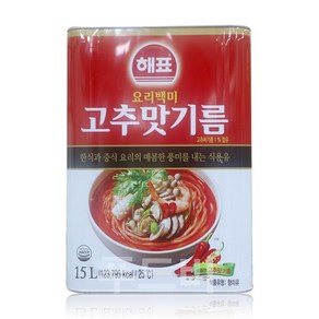 해표 고추맛기름 15L, 1개