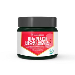 참굿즈 아누카사과 비오틴 플러스 정 600mg x 120정 1, 1개, 상세페이지 참조