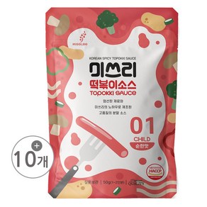 미쓰리 떡볶이 소스 01순한맛, 50g, 10개